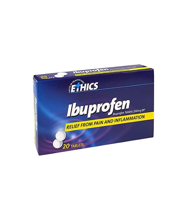 Ethics Ibuprofen 200mg Tablets, 20 pack (Quantity Limit 5)