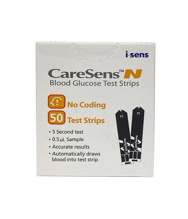 CareSens N Blood Glucose Test Strips for CareSens N Range of Meters