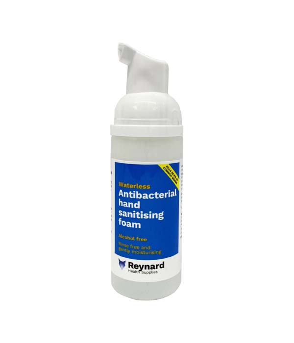 Alcohol Free Hand Sanitising Foam Pump Bottle 50ml
