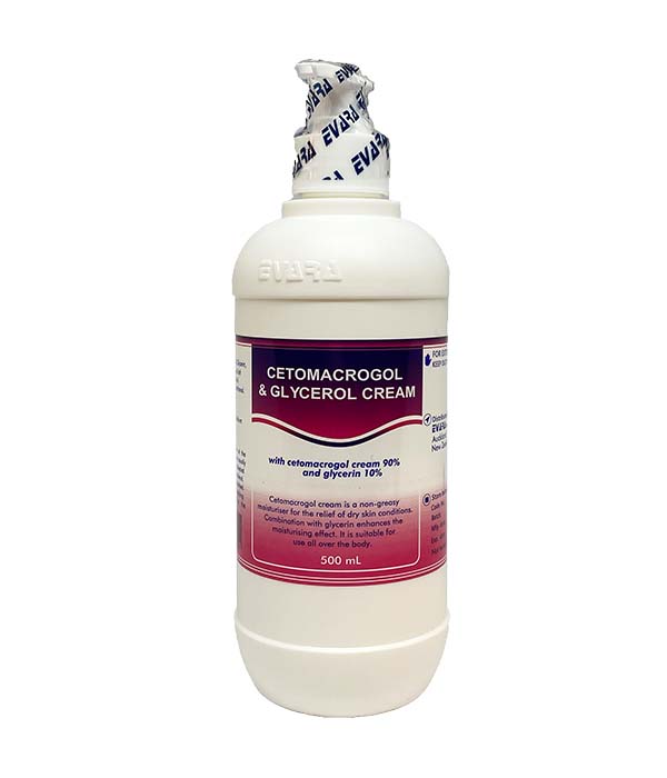 Cetomacrogol + Glycerol Cream 500mL