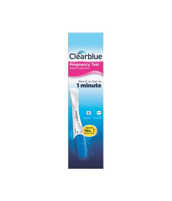 Clearblue Rapid Detection Pregnancy Test, As Fast As 1 Min 1 Test