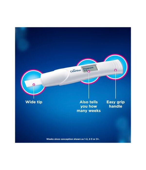 Clearblue Digital Pregnancy Test, Weeks Indicator, 2 Tests - Image 6