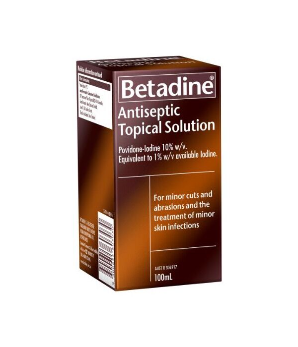 Betadine Antiseptic Topical Solution 100mL