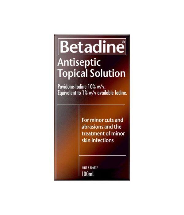 Betadine Antiseptic Topical Solution 100mL - Image 2