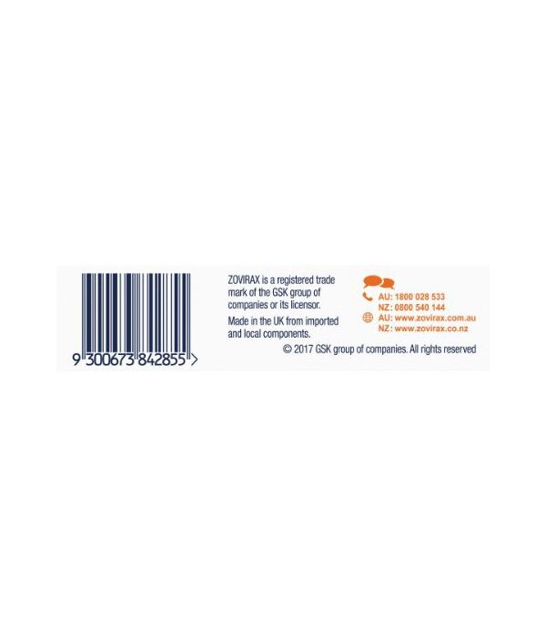 Zovirax Duo Cold Sore Treatment Cream Tube 2g (Pharmacist Only Medicine) - Image 4