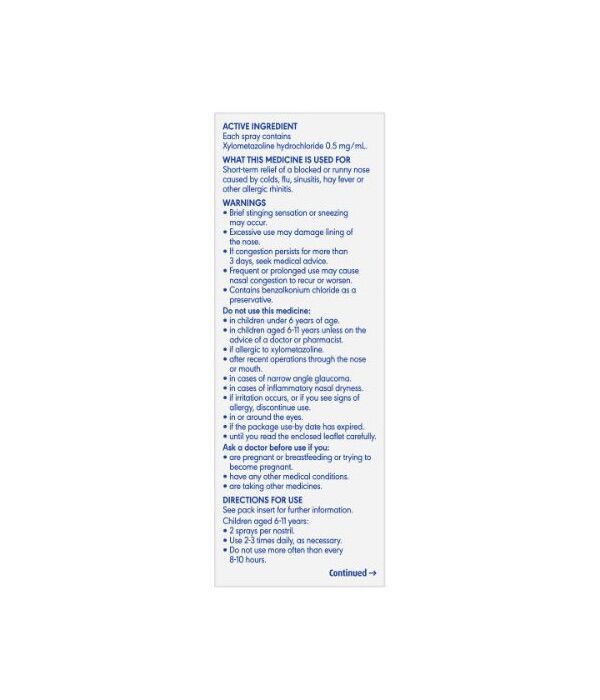 Otrivin Junior Nasal Spray, 10mL - Image 3