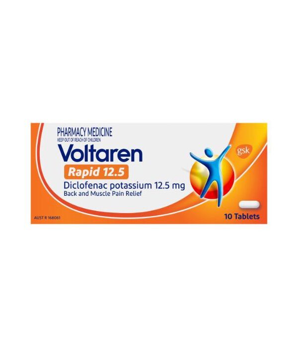Voltaren Rapid 12.5mg 10 Tablets - Image 2