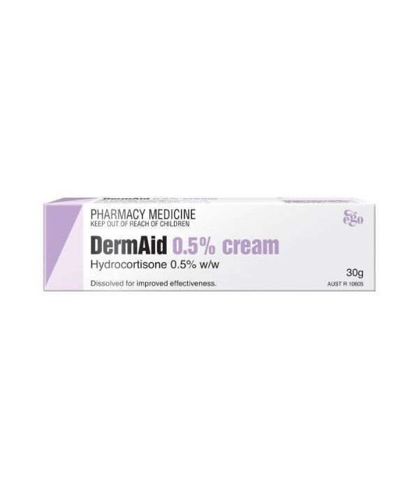 DermAid 0.5% Eczema Cream 30g