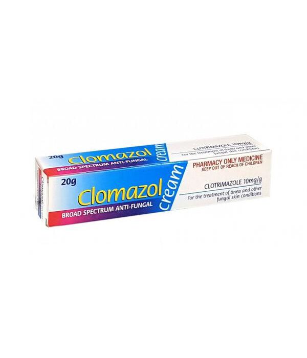 Clomazol Broad Spectrum Anti-Fungal Topical Cream 1% 20g
