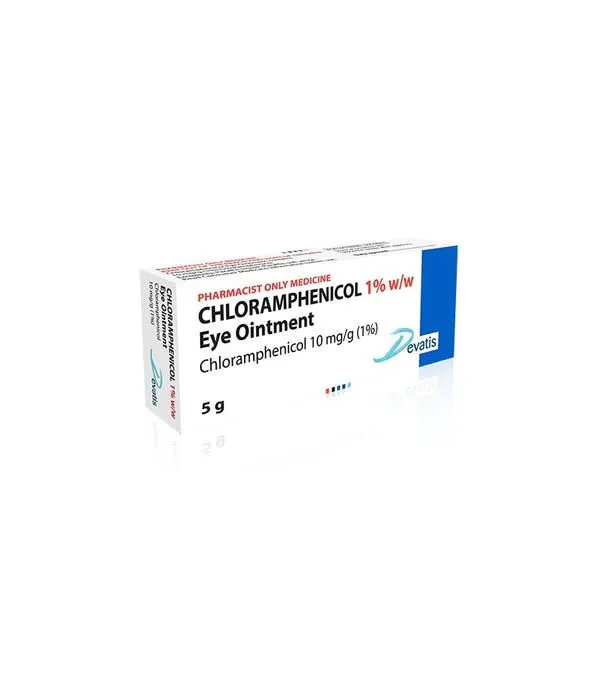 Chloramphenicol Eye Ointment 1% 5g (Pharmacist Only Medicine)