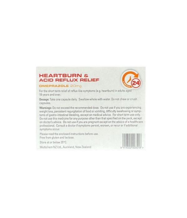 Ethics Omeprazole 20mg Heartburn and Acid Reflux Relief 14pk - Image 2
