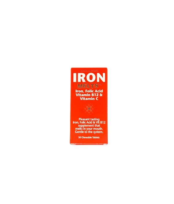 Iron Melts Tab 50 - melt in your mouth Iron tablets - Strawberry - Image 3