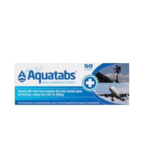 Aquatabs Water Purification Tablets 50 Tablets