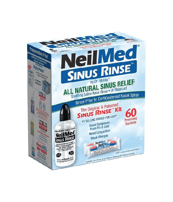 NeilMed Sinus Rinse Kit 240ml (60 Sachets)