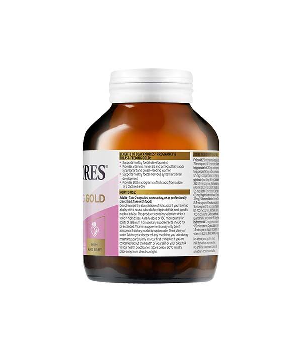 Blackmores Pregnancy & Breast-Feeding Gold 120s - Image 4