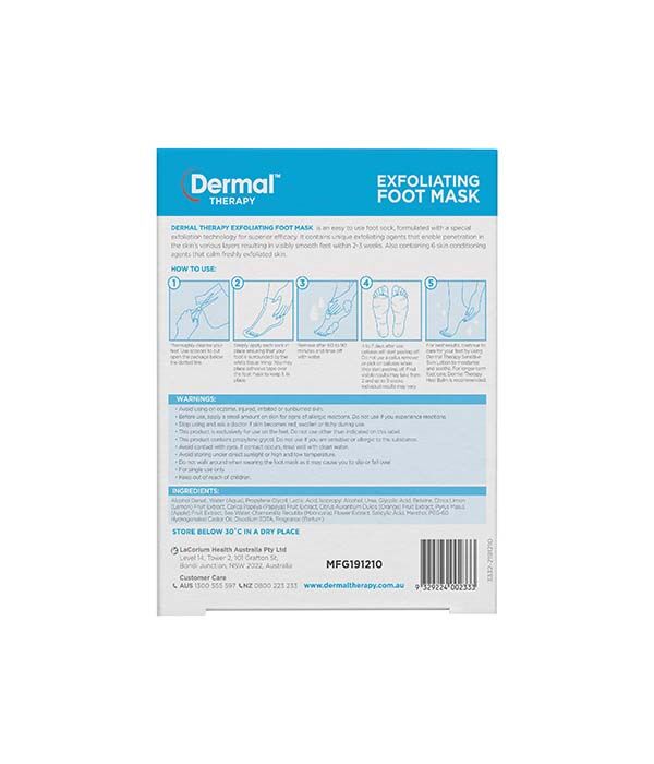 Dermal Therapy Exfoliating Foot Mask - Image 3