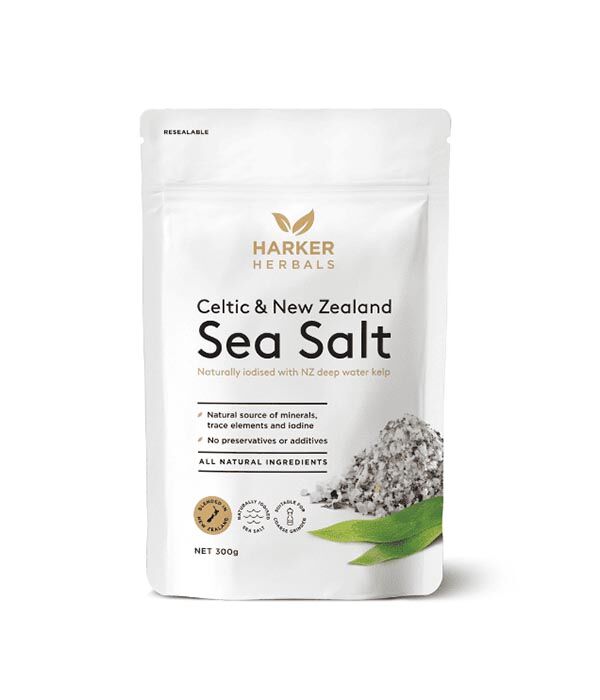 Harker Herbal Celtic & NZ Sea Salt with Kelp 300gm