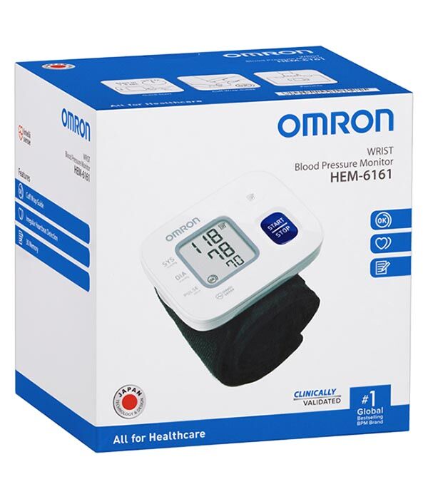 Omron HEM6161 Standard Wrist BP Monitor