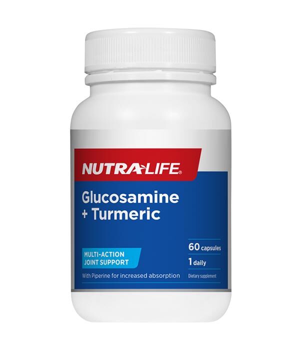 Nutra-Life Glucosamine + Turmeric 60 Capsules