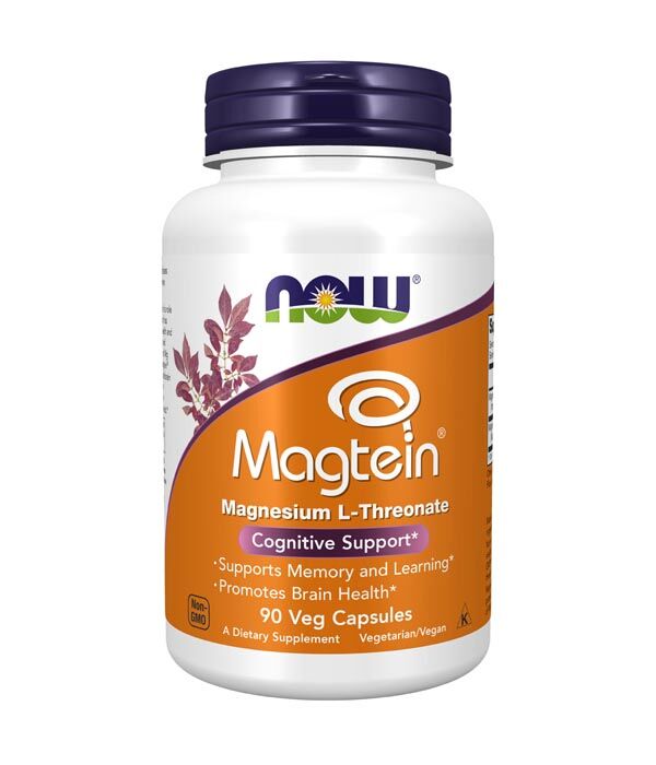 NOW Magtein, Magnesium L-Threonate] 90VC