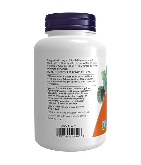 NOW Potassium Chloride Powder 227g - Image 3