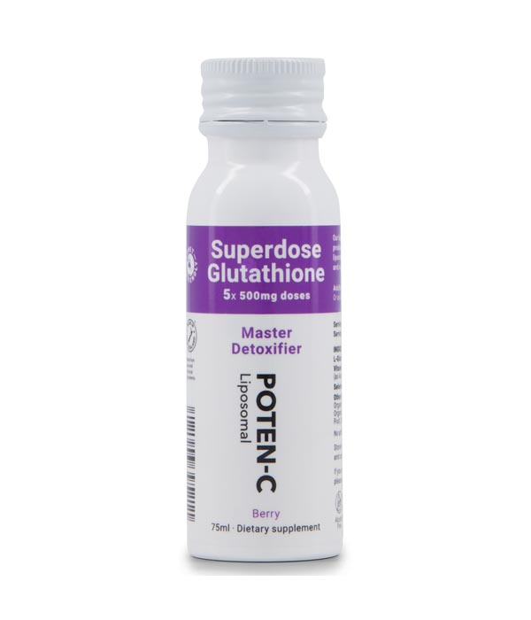 Poten-C Superdose Liposomal Glutathione 500mg 75ml Zoom Pharmacy
