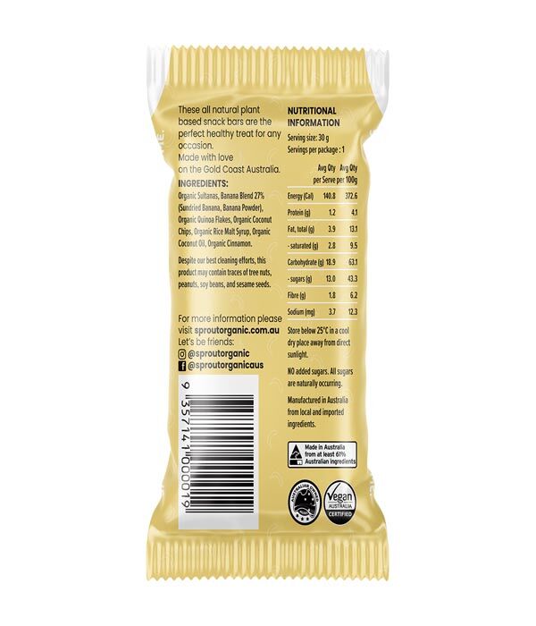 SPROUT KIDS BAR Banana Bread bar 4pk / 25g ea - Image 2