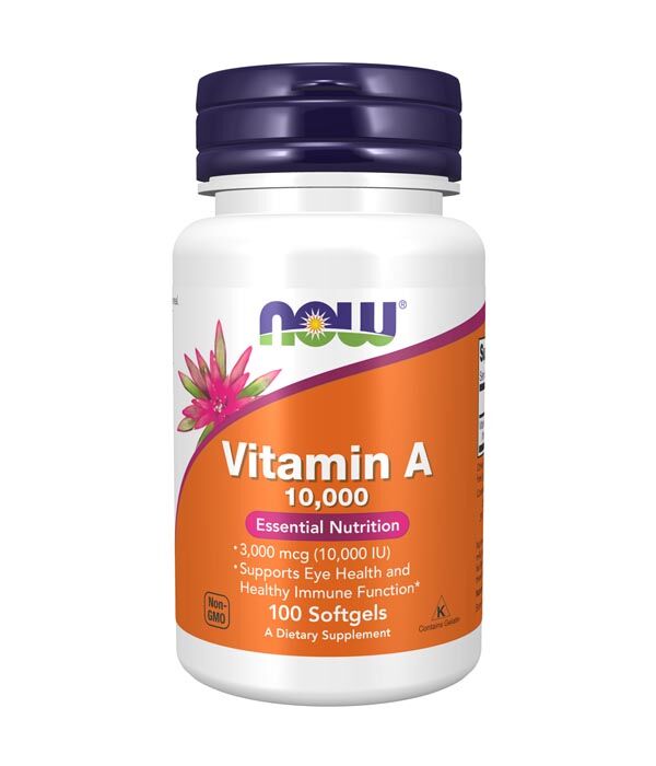 NOW Vitamin A, 10,000 IU 100SG