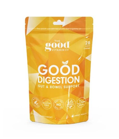 The Good Vitamin Co. Good Digestion Gut & Bowel Pouch Soft-Chew Gummies 28s