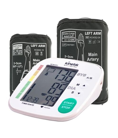 Kinetik Wellbeing Advanced Blood Pressure Monitor with XL cuff