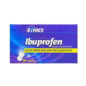 Ethics Ibuprofen 200mg Tablets, 20 pack