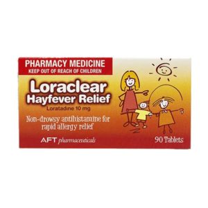 Loraclear Hayfever Relief (loratidine) Tablets, 90 pack