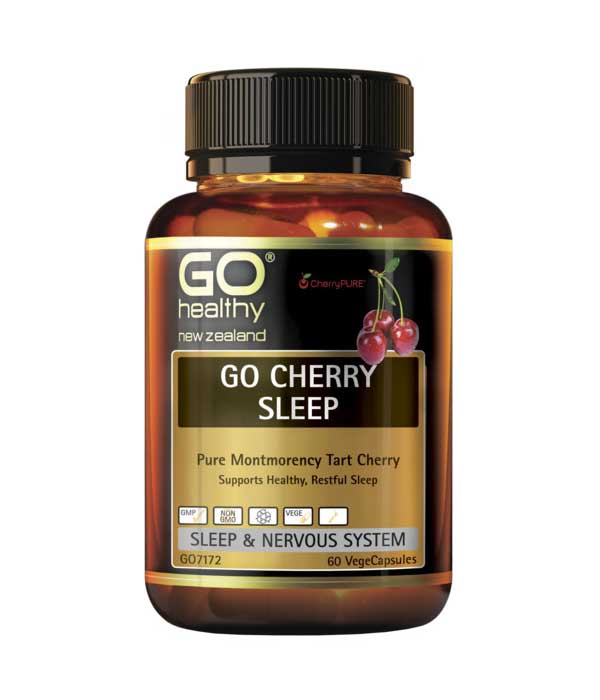 GO Cherry Sleep, 60 vegecaps. ZOOM Pharmacy