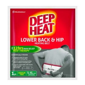 Deep Heat Lower Back & Hip Heating Belt, 1 pack