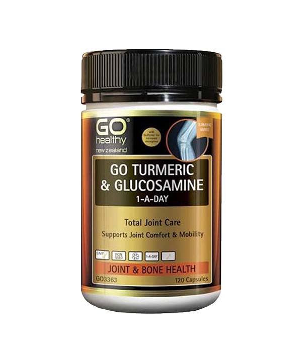 GO Turmeric & Glucosamine 1ADay, 120 capsules ZOOM Pharmacy