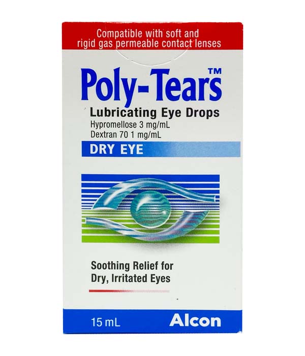 Poly Tears Eye Drops, 15mL ZOOM Pharmacy