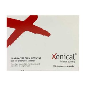 Xenical (orlistat) 120mg Capsules, 84 pack