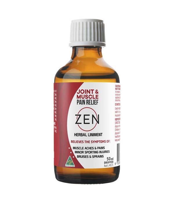 Zen Herbal Liniment Joint & Muscle Pain Relief 50mL ZOOM Pharmacy