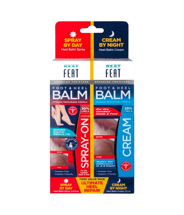 Neat Feat Foot & Heel Balm Spray + Cream, Twin Value Pack - ZOOM Pharmacy