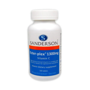 Sanderson Ester-plex Vitamin C 1300mg, 100 tablets