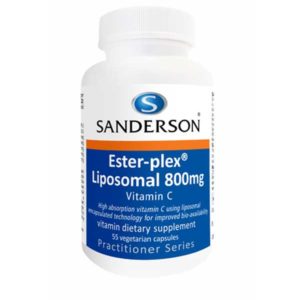 Sanderson Ester-plex Liposomal 800mg Vitamin C, 55 vegecaps