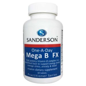 Sanderson Mega B FX Vitamin B Complex, 60 tablets