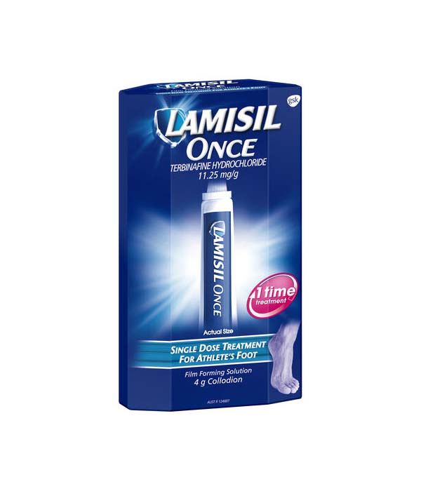 Lamisil Once Film Forming Solution, For Athlete’s Foot, 4g ZOOM Pharmacy