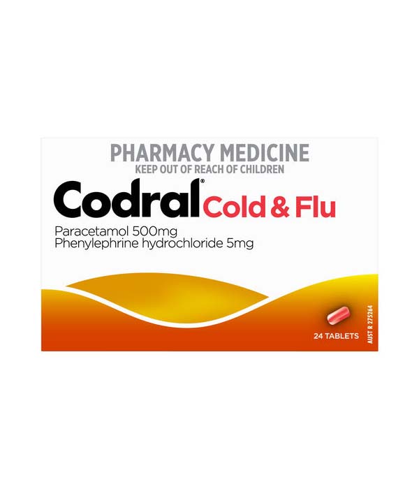 Codral Cold & Flu Tablets 24 Pack ZOOM Pharmacy