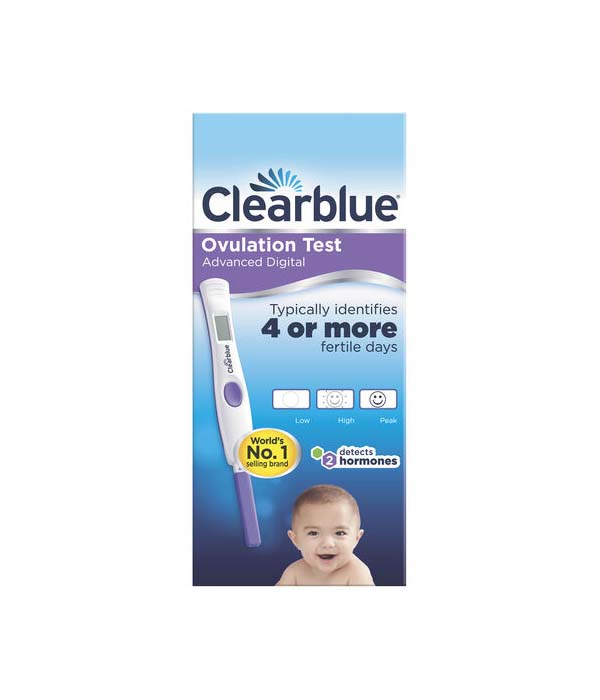 Clearblue Advanced Digital Ovulation Test, 10 Tests - ZOOM Pharmacy