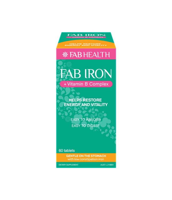 FAB IRON + Vitamin B Complex Tablets - ZOOM Pharmacy