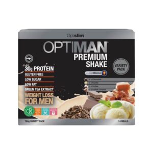 Optislim Optiman Premium Low Calorie Diet Shake Variety Pk14 x 56g schts For Weight Loss (CLEARANCE - EXPIRY 22/11/25)