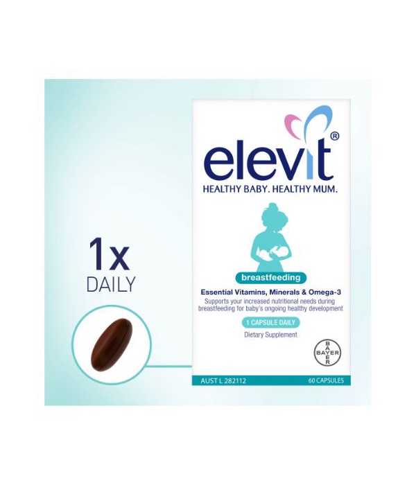 Elevit Breastfeeding Multivitamin Capsules 60 Pack (60 Days) ZOOM