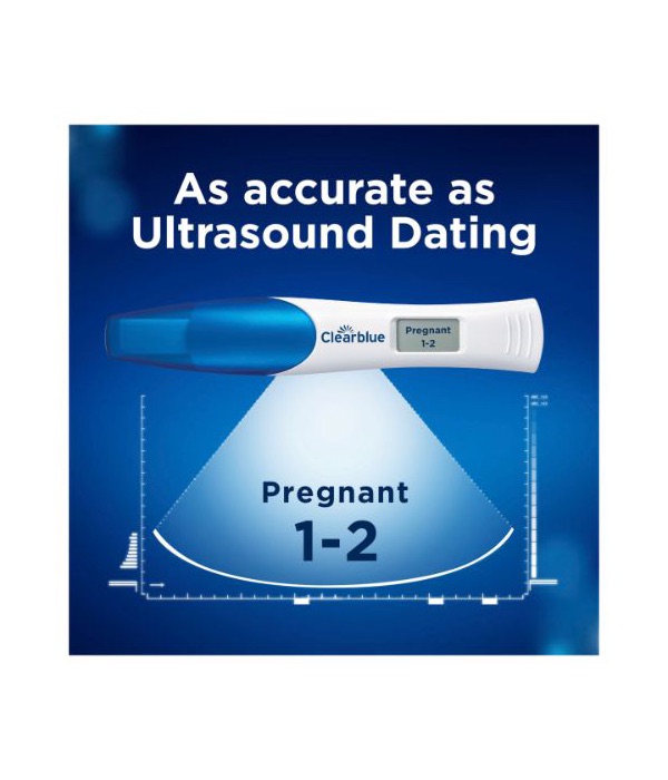 Clearblue Digital Pregnancy Test, Weeks Indicator, 1 Digital Test