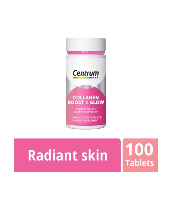 Centrum Collagen Boost & Glow 100 Tablets ZOOM Pharmacy